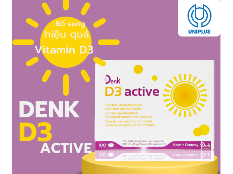 Thực phẩm bảo vệ sức khỏe D3 active Denk 