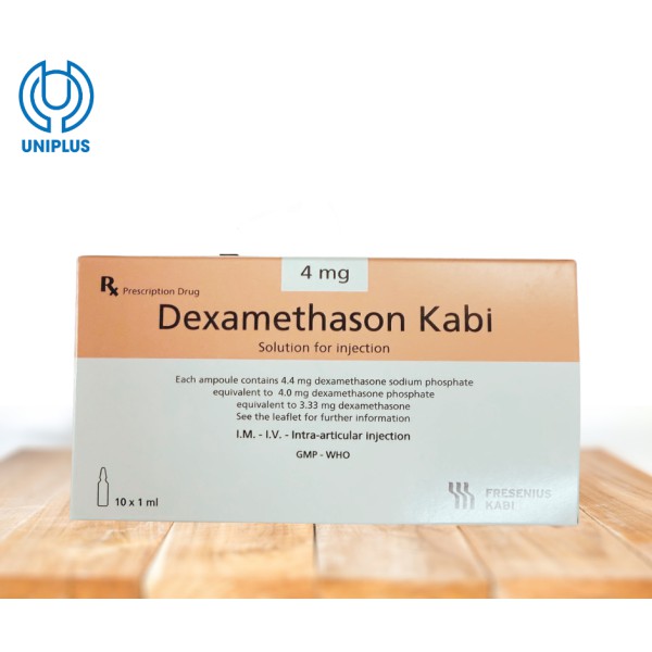 Dung dịch tiêm truyền Dexamethason Kabi 4mg/1ml