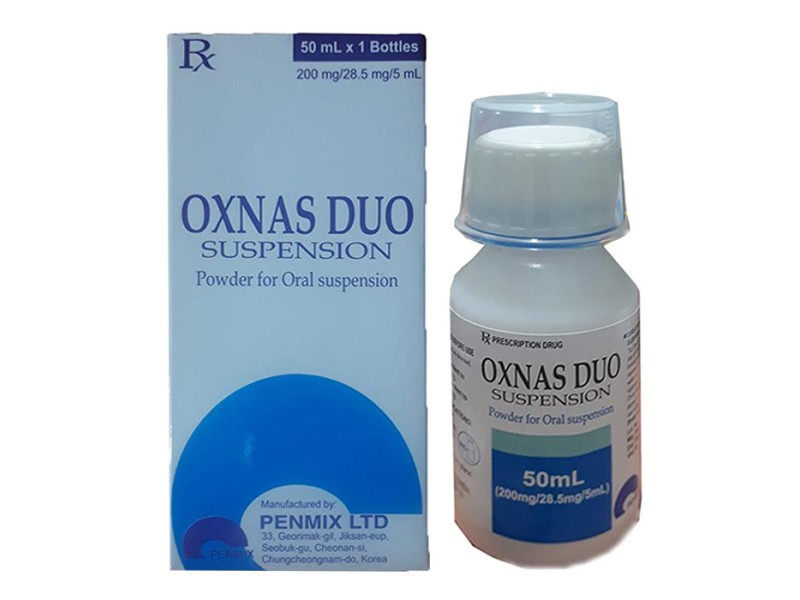 Thuốc kháng sinh  Oxnas Duo Suspention 50ml 