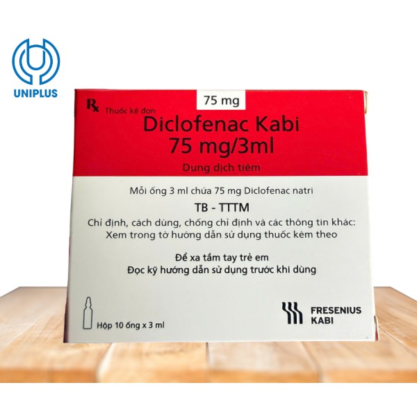 Dung dịch tiêm truyền Diclofenac Kabi 75mg/3ml
