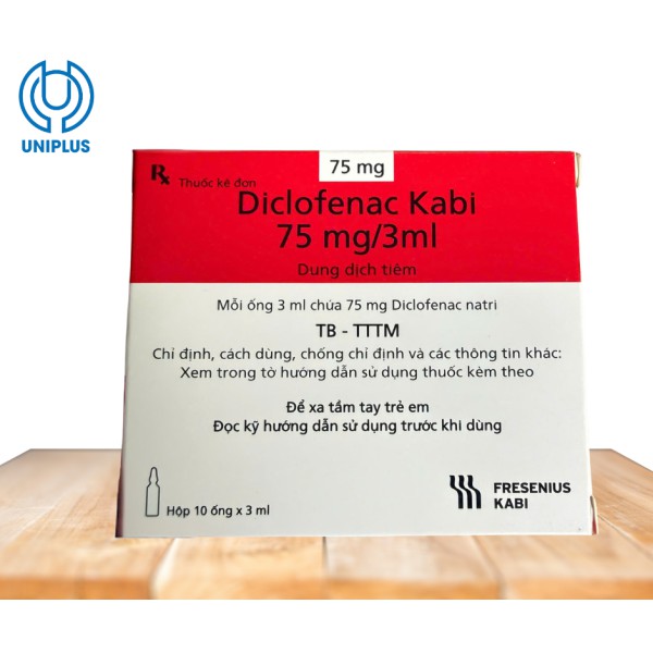 Dung dịch tiêm truyền Diclofenac Kabi 75mg/3ml