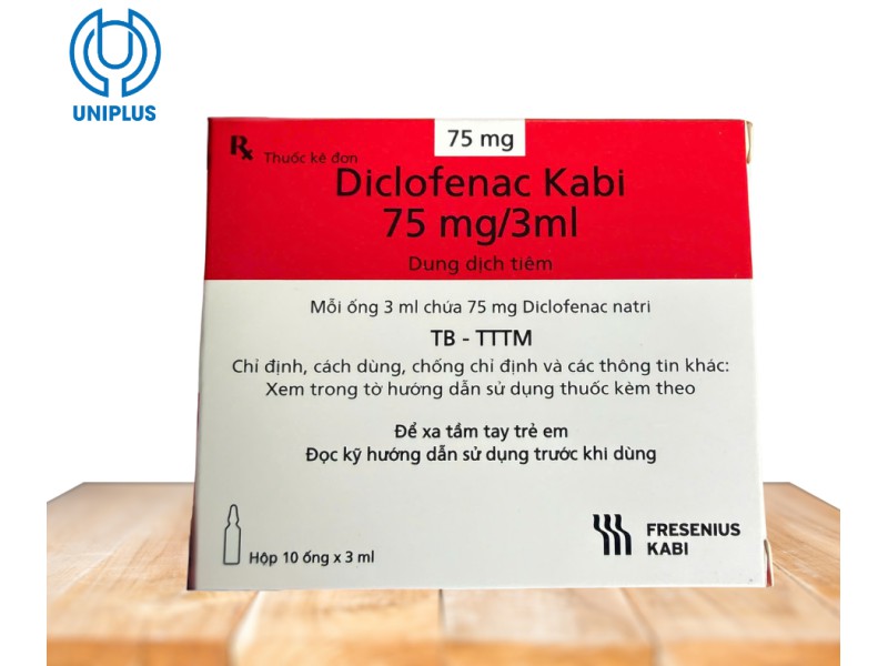 Dung dịch tiêm truyền Diclofenac Kabi 75mg/3ml