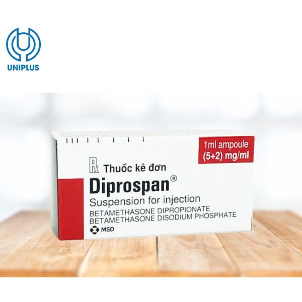 Thuốc tiêm truyền Diprospan điều trị các bệnh về cơ xương khớp, thấp khớp, mô mềm, dị ứng, bạch cầu cấp ở trẻ em 