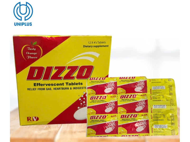 Viên sủi Dizzo hỗ trợ tiêu hóa