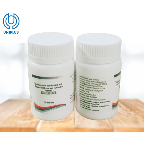 Thuốc HETERO Dolutegravir Lamivudine Tenofovir 50/300/300mg 