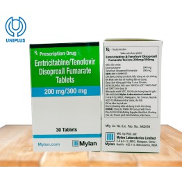 Thuốc Emtricitabine/Tenofovir Disoproxil Fumarate 200mg/300mg