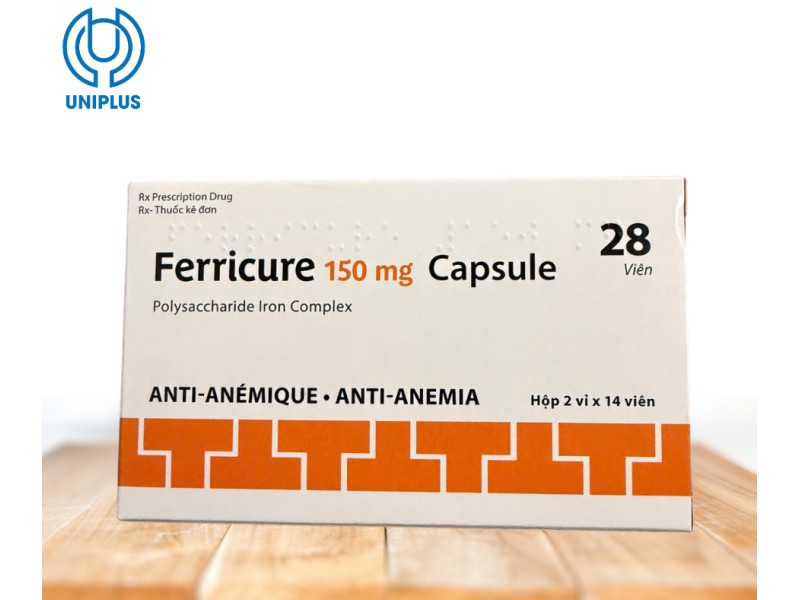 Thuốc Ferricure 150mg Capsule 