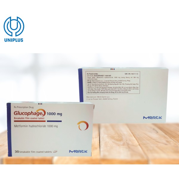 Thuốc Glucophage 1000mg 