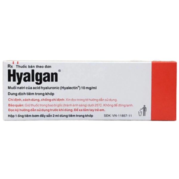 Dung dịch tiêm truyền Hyalgan 10mg/ml 