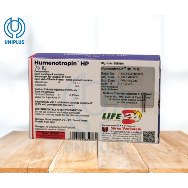 Thuốc Menotropin for Injection IP 