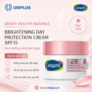 Kem dưỡng ẩm, chống nắng làm sáng da ban ngày cho da nhạy cảm Cetaphil Bright Healthy Radiance Day Protection Cream SPF15