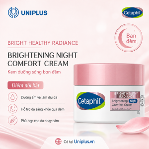 Kem dưỡng ẩm sáng da ban đêm Cetaphil Bright Healthy Radiance Brightening Night Comfort Cream
