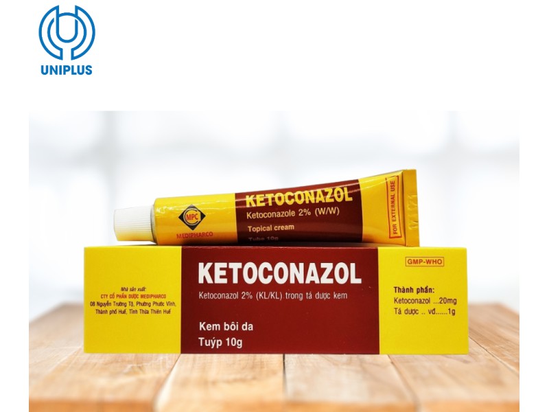 Kem bôi da Ketoconazol 2% Medipharco  