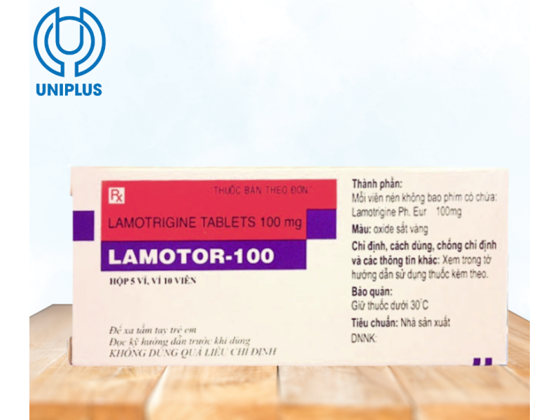 Thuốc Lamotor 100mg 