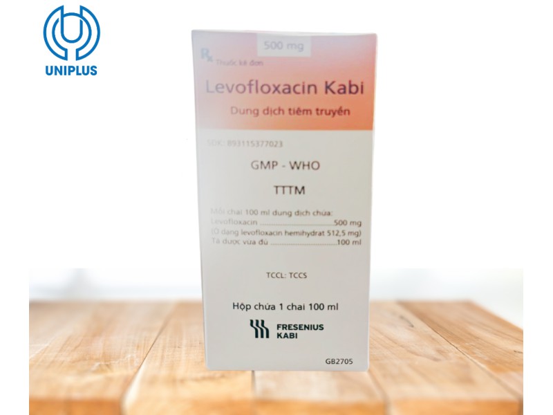 Dung dịch tiêm truyền Levofloxacin Kabi 100ml