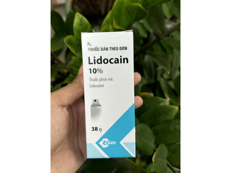 Thuốc gây tê dạng xịt Lidocain 10%