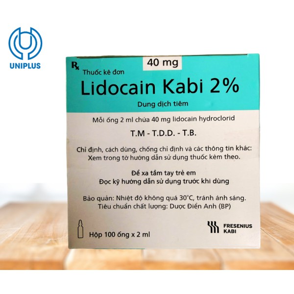 Dung dịch tiêm truyền Lidocain Kabi 2%