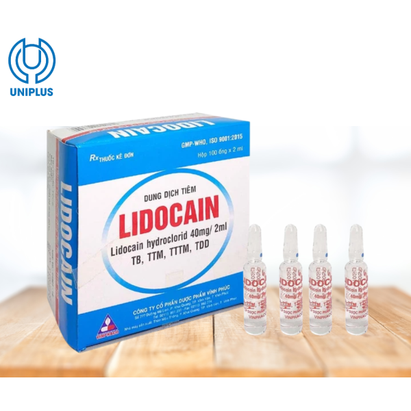 Dung dịch tiêm truyền Lidocain Vinphaco 40mg/2ml