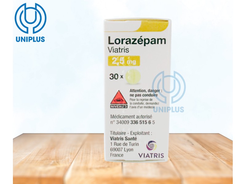 Thuốc Lorazepam 2,5mg 