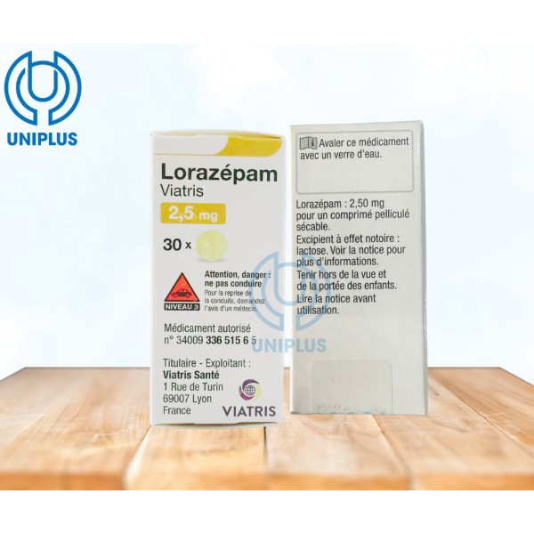 Thuốc Lorazepam 2,5mg 