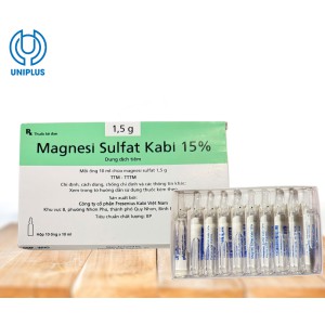 Dung dịch tiêm truyền Magnesi Sulfat Kabi 15%