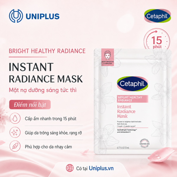 Mặt nạ dưỡng sáng và cấp ẩm Cetaphil Bright Healthy Radiance Instant Mask