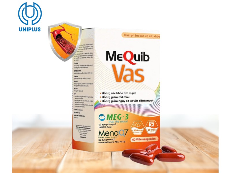 Thực phẩm bảo vệ sức khỏe MeQuib Vas