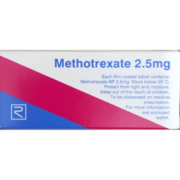 Thuốc Methotrexate 2,5mg thuốc điều trị bệnh vẩy nến, viêm khớp dạng thấp và trong điều trị bệnh ung thư 