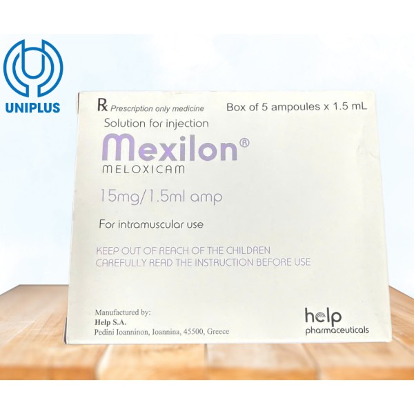 Dung dịch tiêm truyền Mexilon 15mg