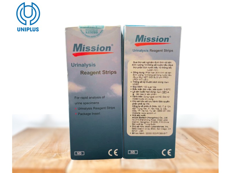 Que thử nước tiểu 10 thông số ACON Mission 10 