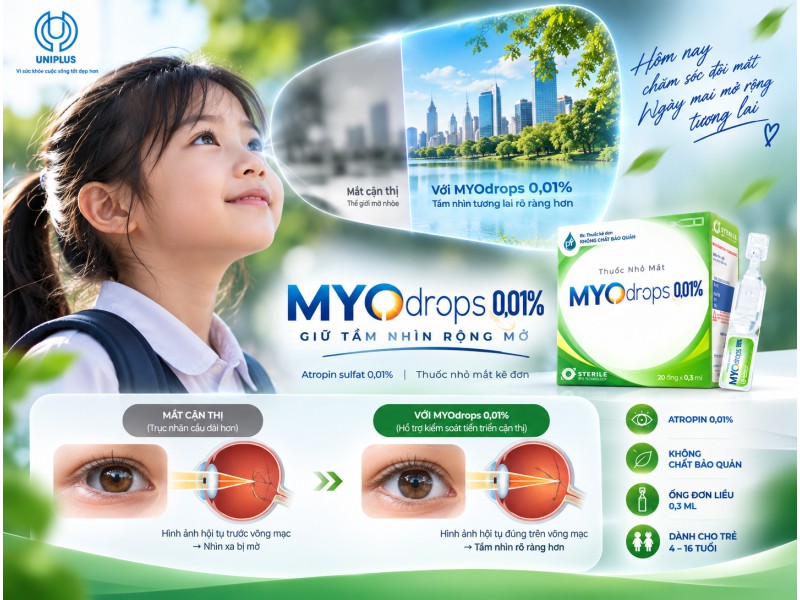 Dung dịch nhỏ mắt Myo Drops 0.01%