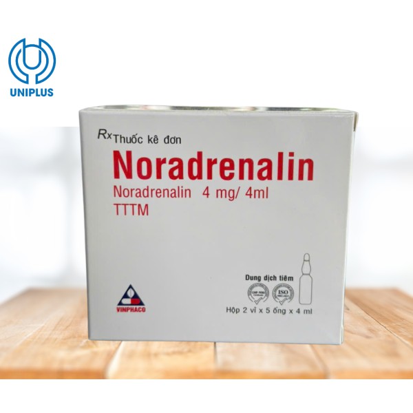 Dung dịch tiêm truyền Noradrenalin 4 mg/4ml 
