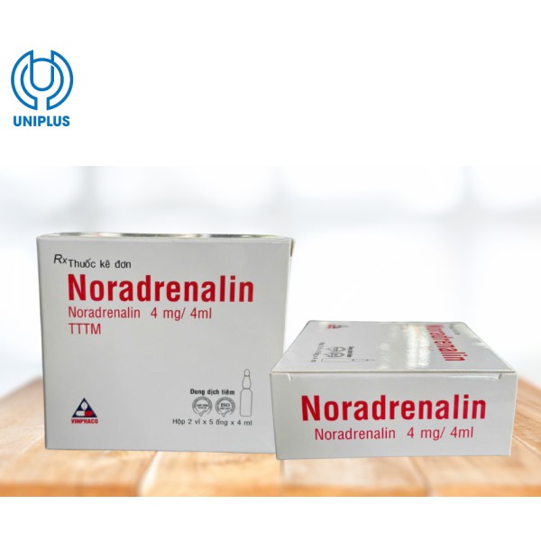 Dung dịch tiêm truyền Noradrenalin 4 mg/4ml 