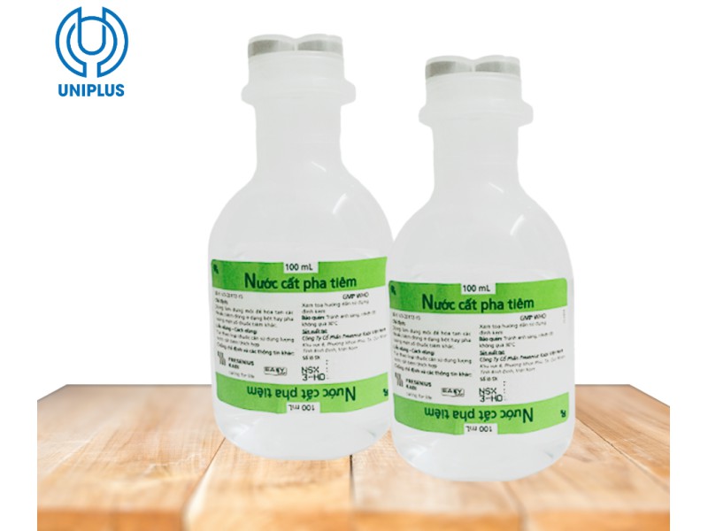 Nước cất pha tiêm chai 100ml 