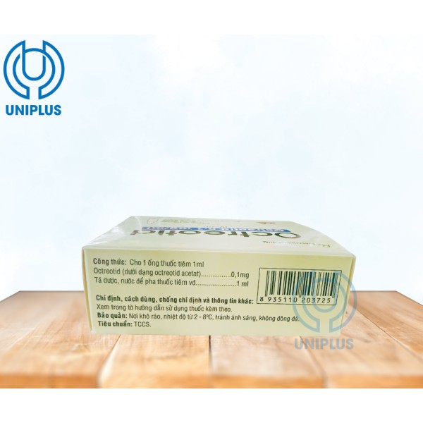 Dung dịch tiêm truyền Octreotid 0,1mg