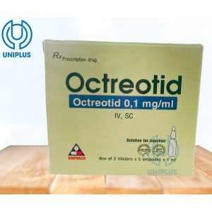Dung dịch tiêm truyền Octreotid 0,1mg