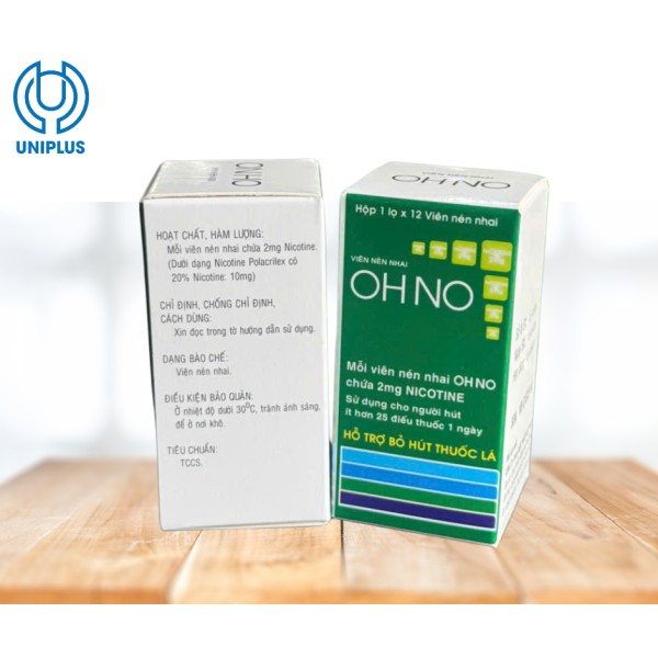 Viên nhai hỗ trợ cai thuốc lá OHNO 