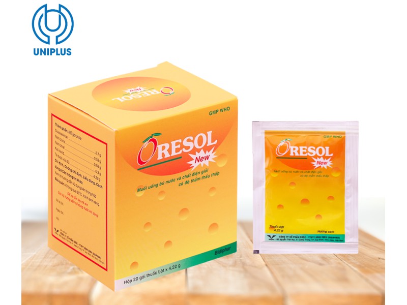 Bột pha Oresol new vị cam 