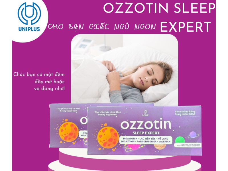 Thực phẩm bảo vệ sức khỏe Ozzotin Sleep Expert 