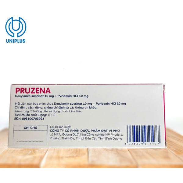 Thuốc Pruzena điều trị buồn nôn và nôn mửa trong thai kỳ 