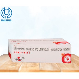 Thuốc Rifampicin,Isoniazid and Ethambutol Akurit 3