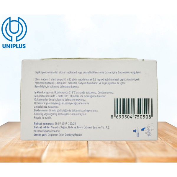 Dung dịch tiêm truyền Sandostatin 0.1mg/ml