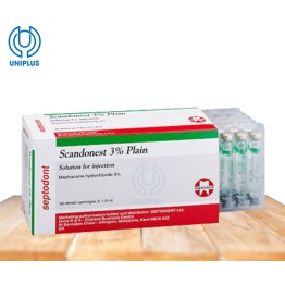 Dung dịch tiêm truyền Scandonest 3% Plain