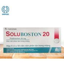 Thuốc Soluboston 20 (viên nén phân tán trong miệng)