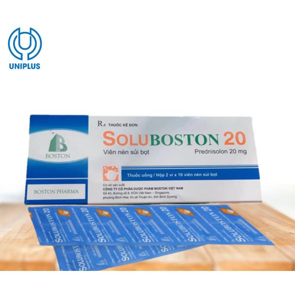 Thuốc Soluboston 20 viên sủi 