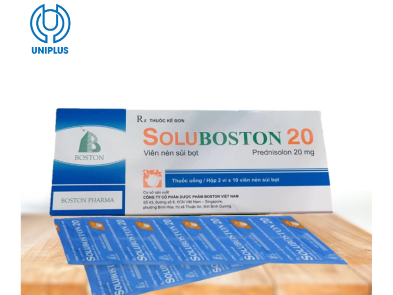 Thuốc Soluboston 20 viên sủi 