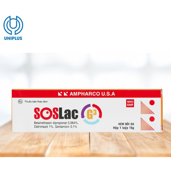 Thuốc bôi da Soslac G3 