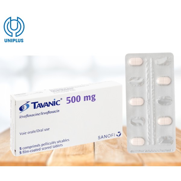 Thuốc kháng sinh Tavanic 500mg điều trị nhiểm khuẩn, viêm xoang, viêm phổi 