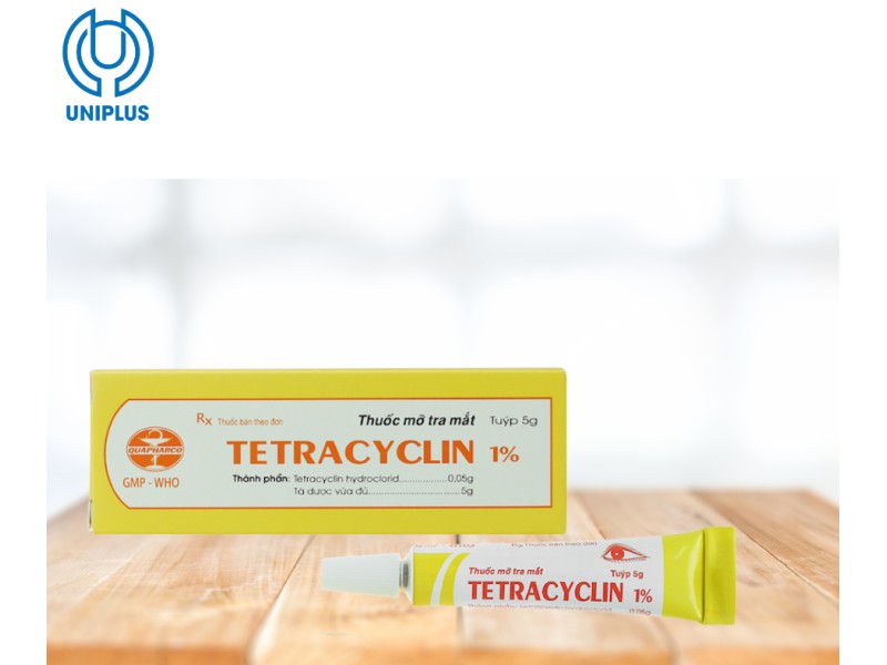 Thuốc mỡ tra mắt Tetracyclin 1% 