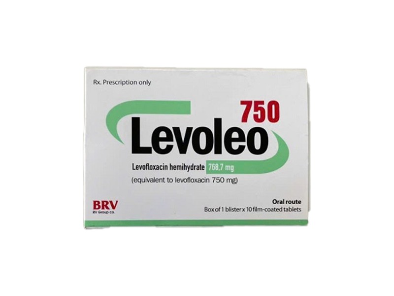 Thuốc kháng sinh Levoleo 750mg 